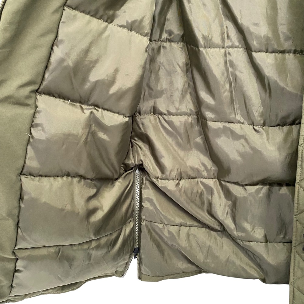 Lauren Ralph Lauren Womens Olive Green Faux Fur Trim Hooded Down Puffer Small‎ - Picture 6 of 13
